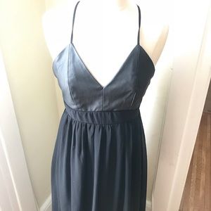 Leather maxi dress Forever 21 Small